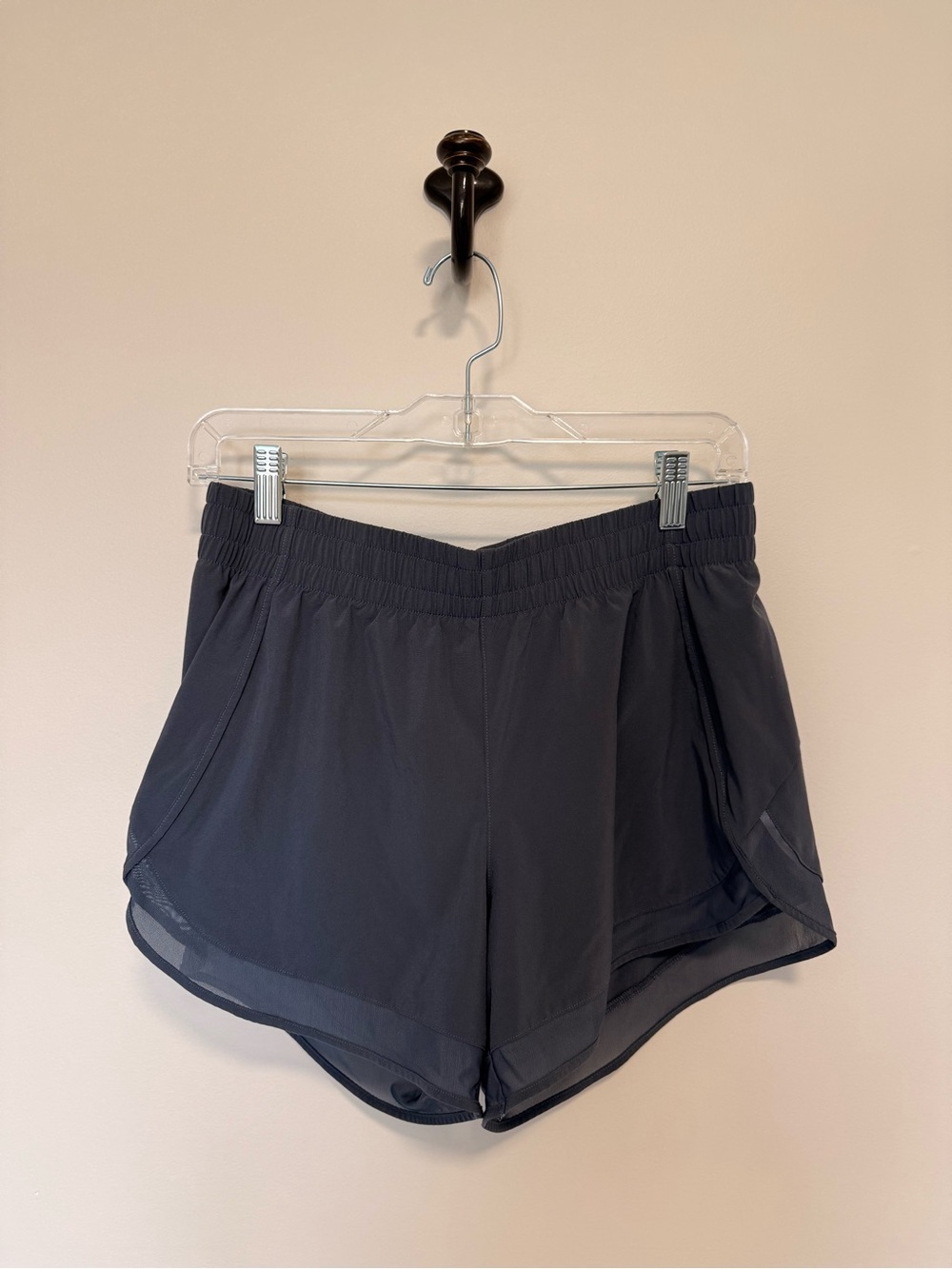 Athleta Black Women's Mesh-Trim Running Shorts — Size Small